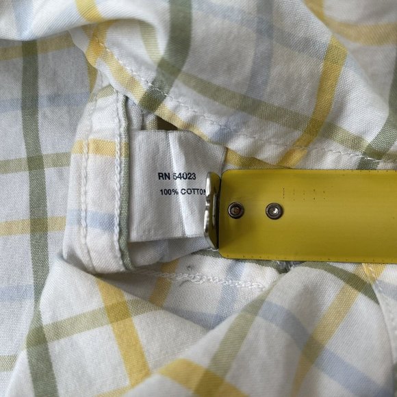 Gap Shirt Mens XL Plaid Button Down Classic Fit Lightweight Office Casual - Picture 5 of 8